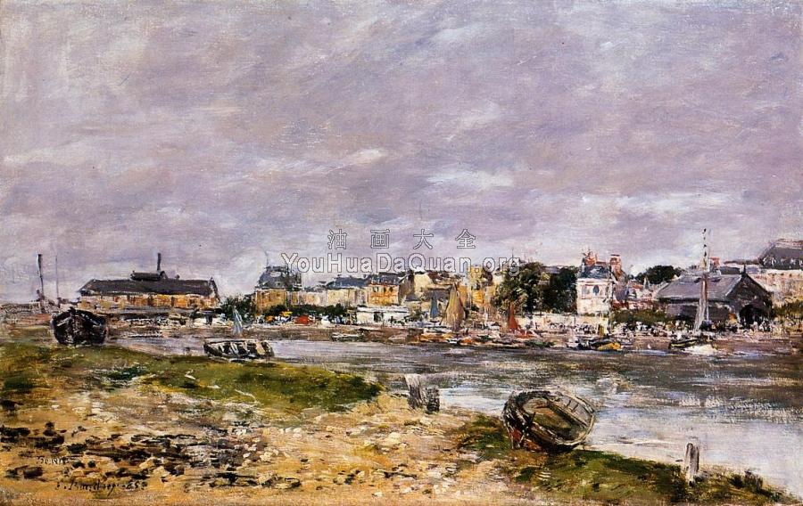 The Port of Trouville - 尤金·布丹